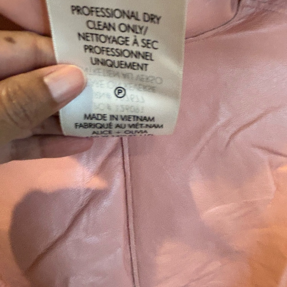 Alice + Olivia Blush Teddy Jacket - Picture 7 of 11